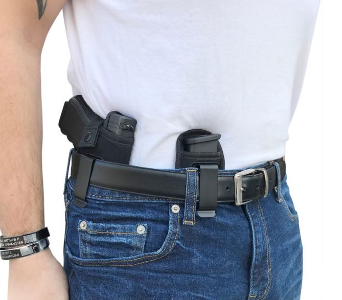 Hip Carrying a holster for conceal carry