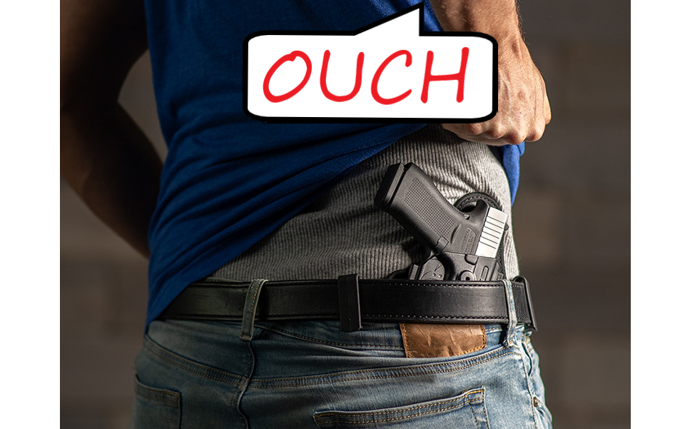 conceal carry holster hurts