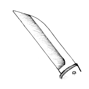 Example Illustration of a Sheepsfoot Blade