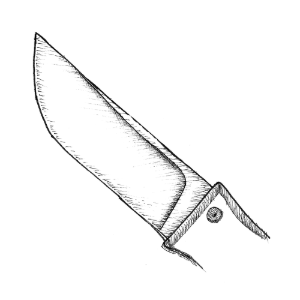 Example Illustration of a Straight BackBlade