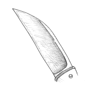 Example Illustration of a Wharncliffe Blade