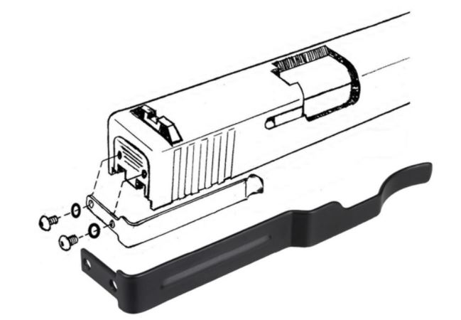 Installing a Gun Clip on a Slide