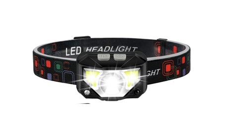 LHKNL 1100 lumen rechargeable headlamp
