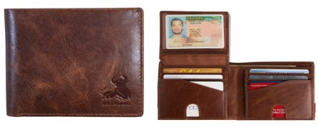 bull guard bifold rfid wallet