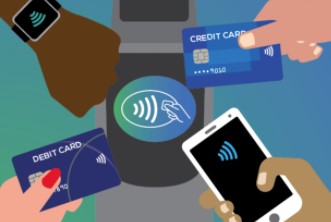 contactless payment illustration