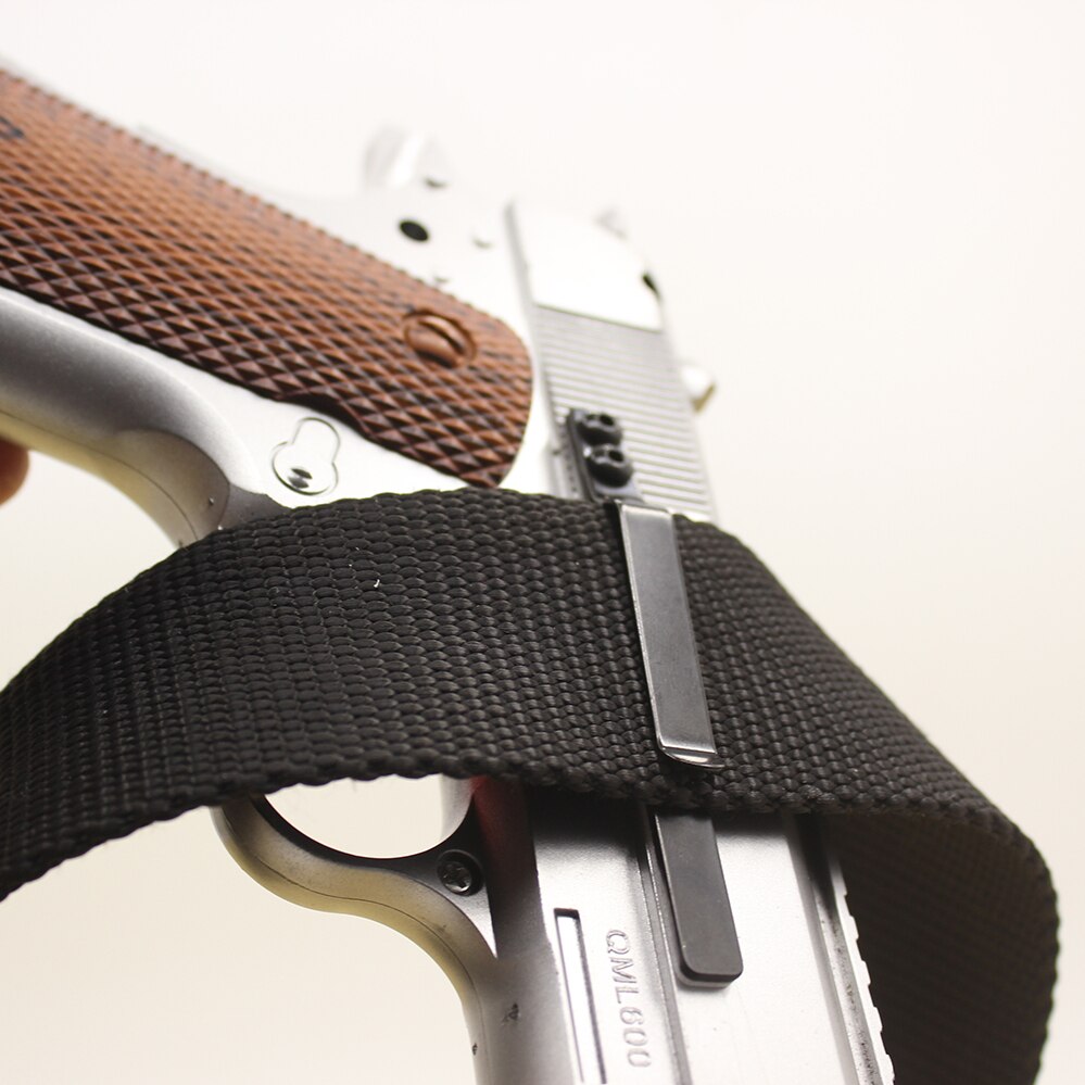 Gun Clip attached to a belt