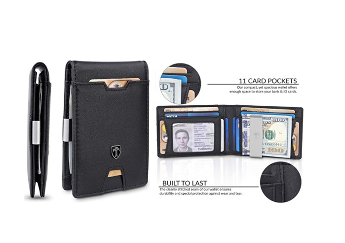 travando bifold rfid wallet