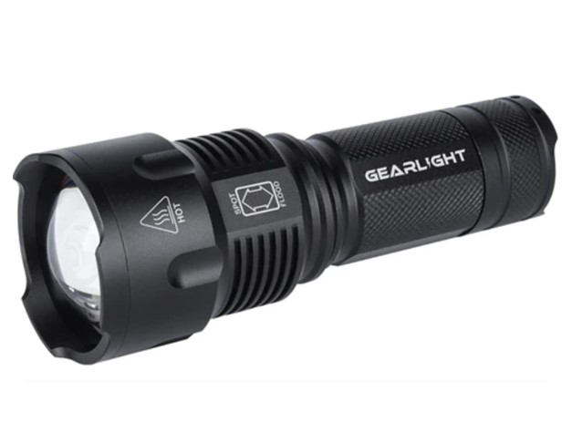 gearlight s1200 edc flashlight for camping