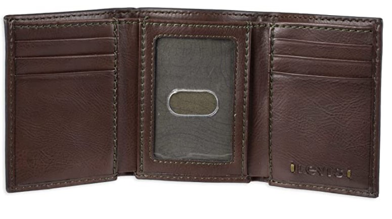 Levi's Mens Trifold Best EDC Wallets For Cash