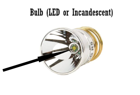 Flashlight Bulbs LED Incandescent