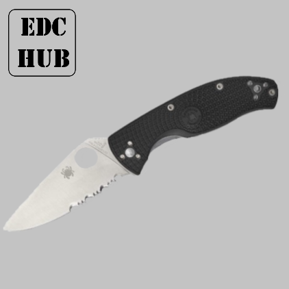 spyderco tenacious serrated edge pocket knife