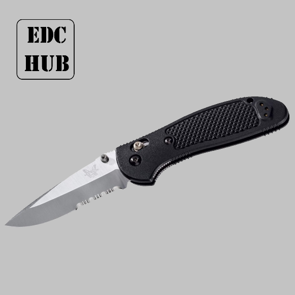 benchmade griptilian 551 serrated edge pocket knife