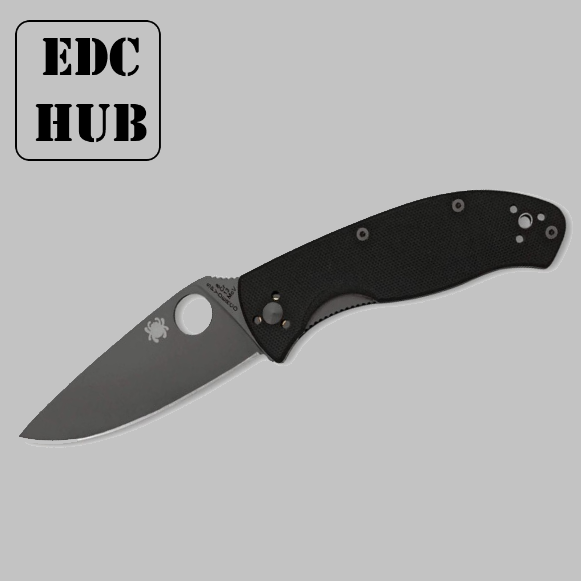 Spyderco Tenacious Value EDC Pocket Knife for Self Defense