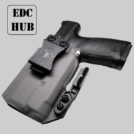 cz p10c light bearing holster with a mod wing