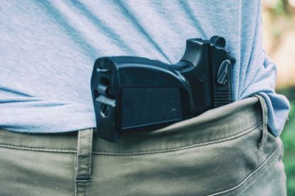 Conceal carrying without a holster