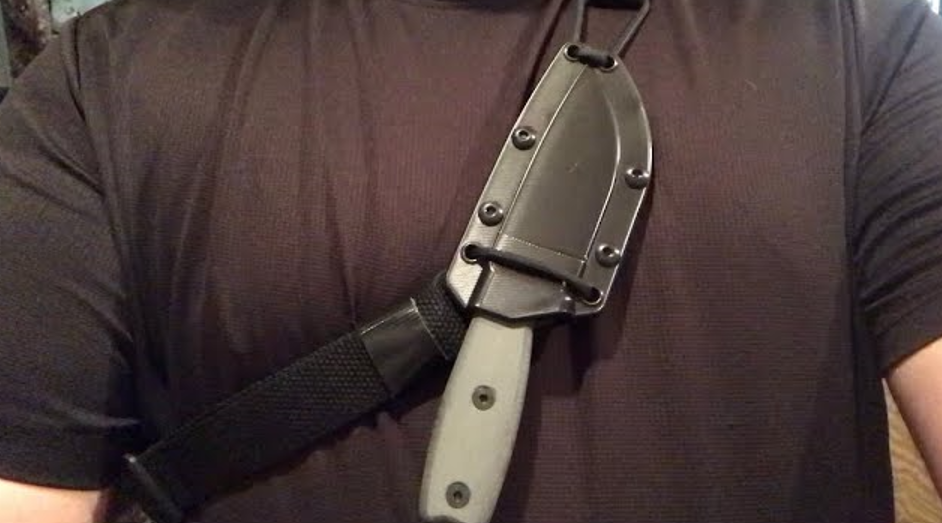 Chest Sheath for Fixed Blade Knives