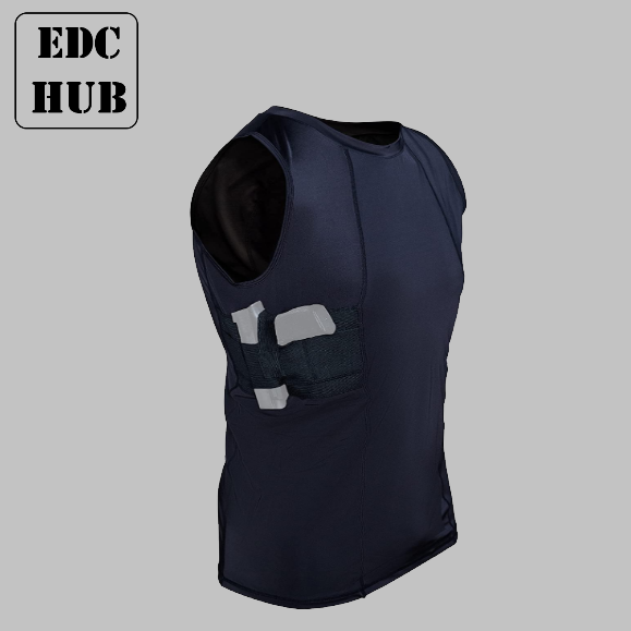 Concealed carry sleeveless shirt