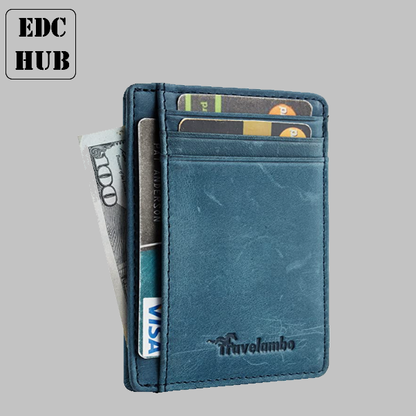 Slim minimalist wallet for edc