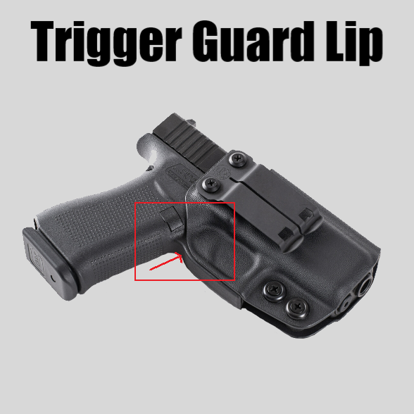 Trigger Guard Lip on Holsters