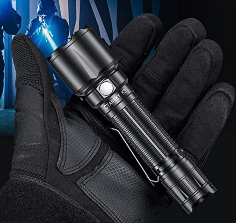 Self Defense Tactical Flashlight for EDC