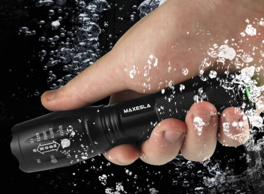 Maxesla budget 2000 lumen tactical flashlight