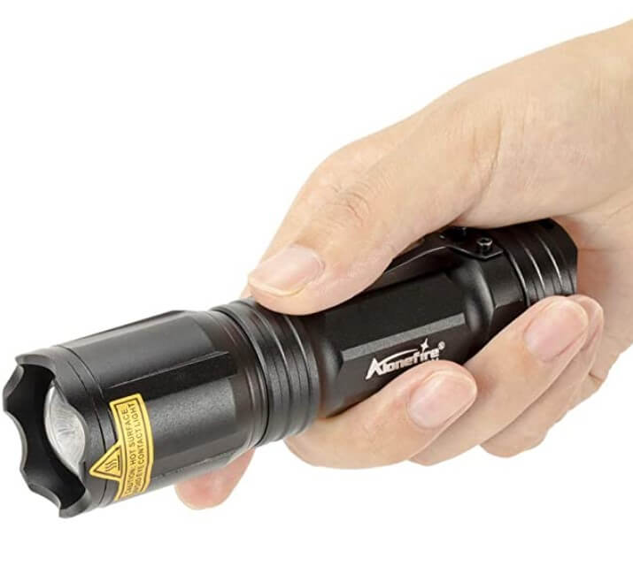alonefire mutlicolor tactical flashlight