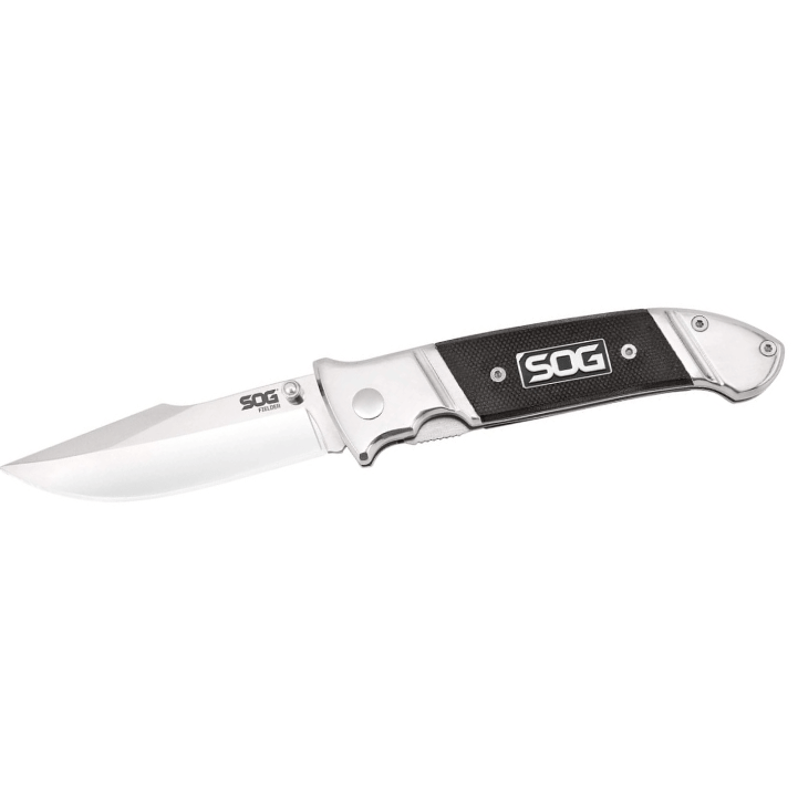 SOG Fielder Folding Pocket Knife for EDC with Stainless Steel Handle