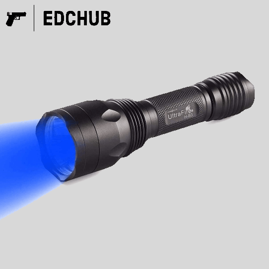ultrafire blue light tactical flashlight review