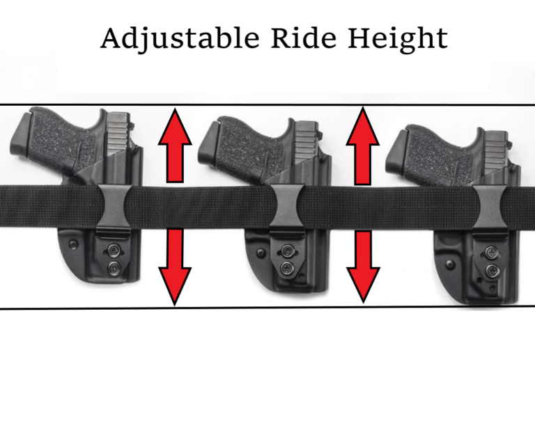 illustration of holster ride height