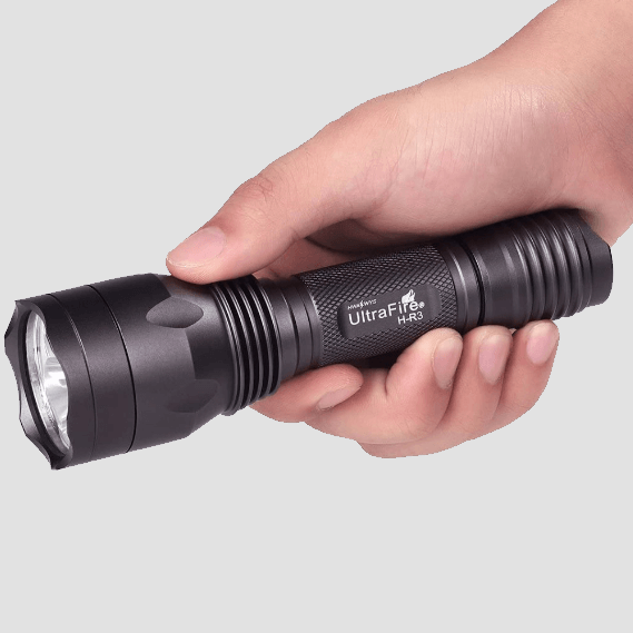 ultrafire H-R3 red light flashlight review