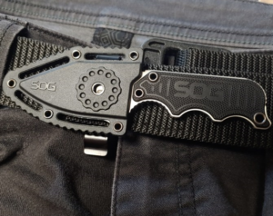 SOG compact tactical fixed blade knife