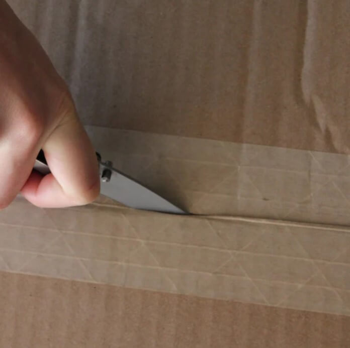Opening packages and mail with a pocket knife