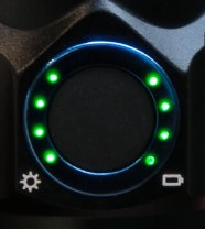 Charge and brightness indicator olight warrior 3