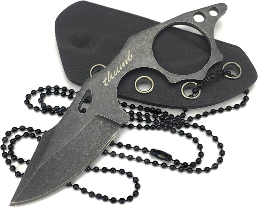 Fixed blade knife with sheath