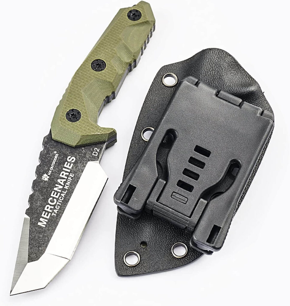 Fixed Blade Knife with Kydex Sheath
