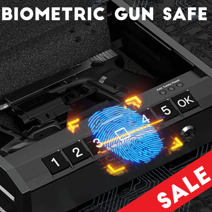 biometric gun safe sale